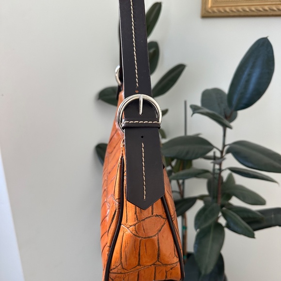 Women’s Hobo Vintage Faux Leather Crocodile Print Coldwater Creek Bag - Picture 4 of 7